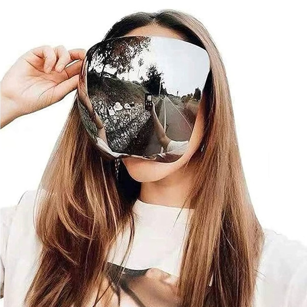 Full Face Visor, Chrome